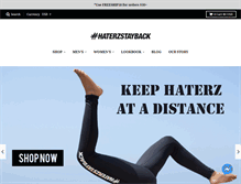 Tablet Screenshot of haterzstayback.com